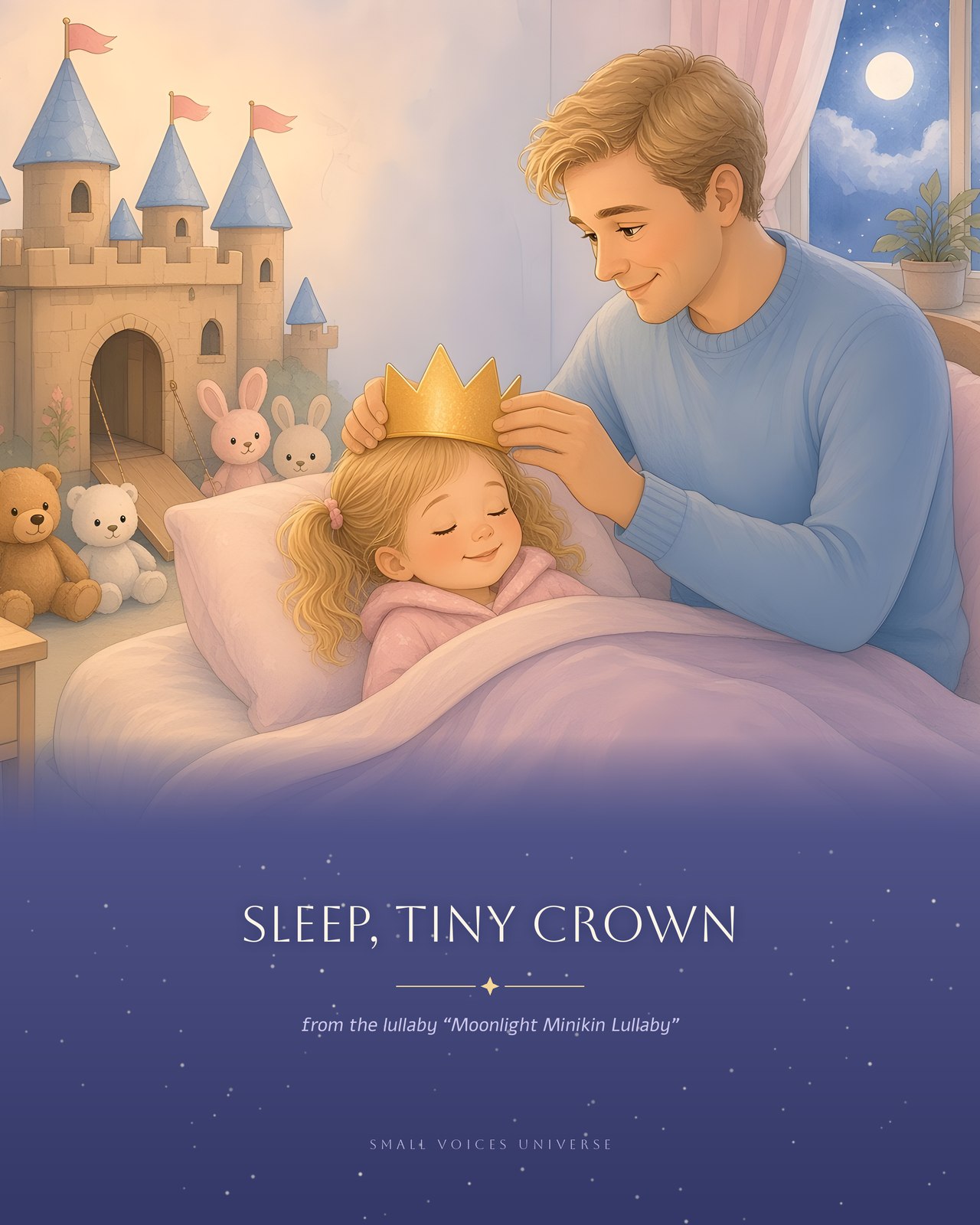 Minikin Tiny Crown wall art print