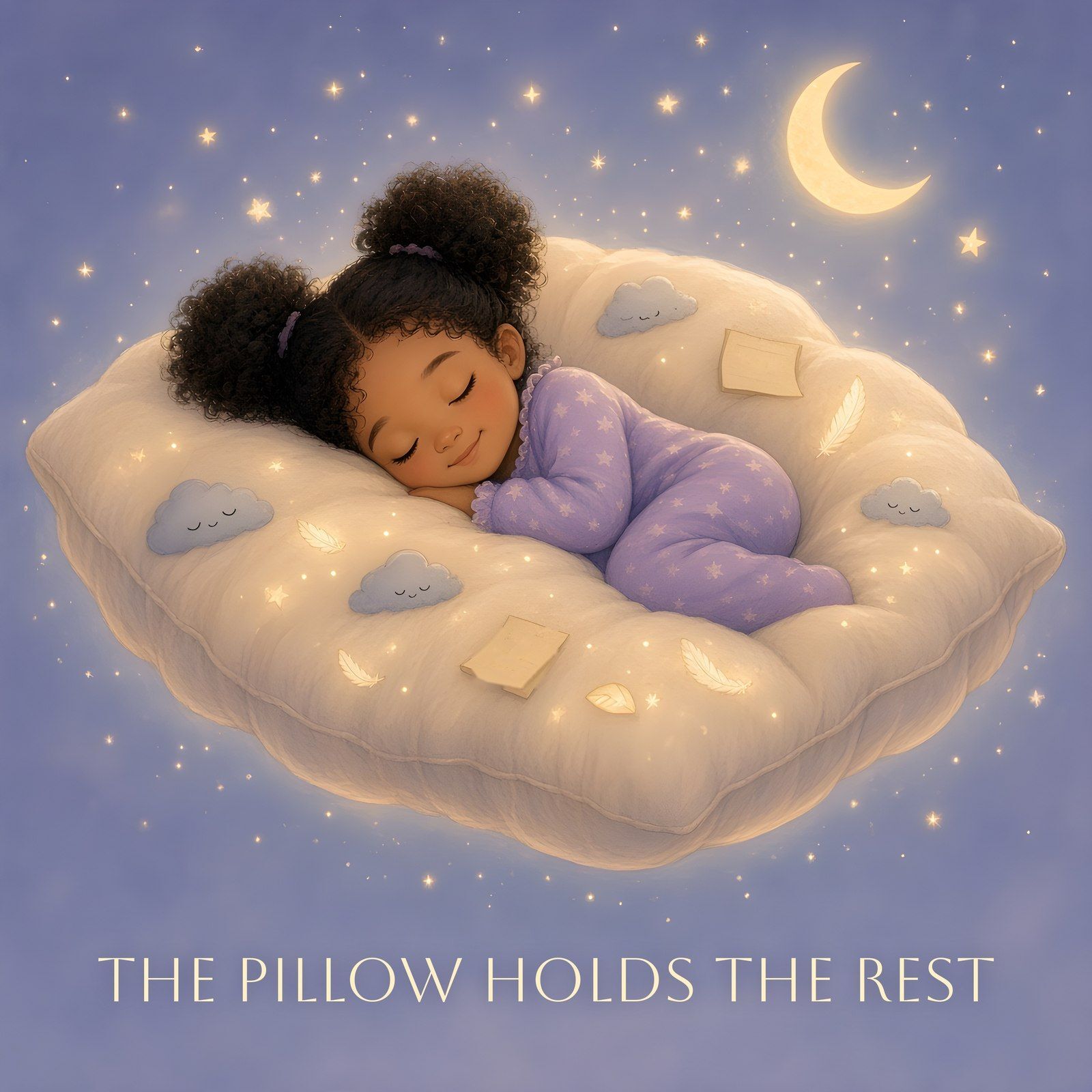The Pillow Holds the Rest pillow